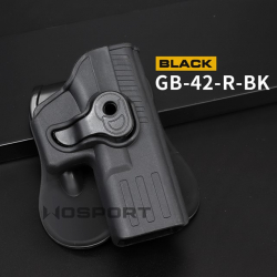 Wosport Holster (right hand) For CLOCK (Fit for WE/Marui/KJW - Black