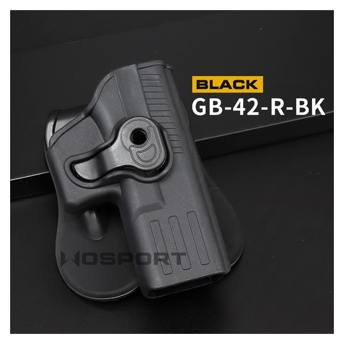 Opaskový Holster / SERPA pro modely Glock pro praváky, černý