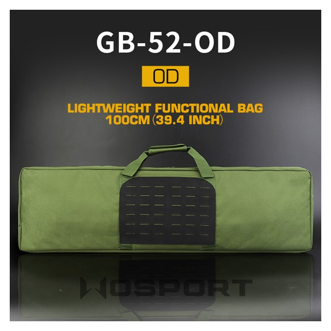 WST laser MOLLE gun bag 100cm - Black