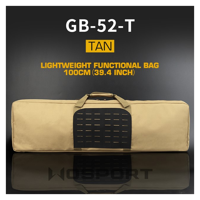 WST laser MOLLE gun bag 100cm - Black