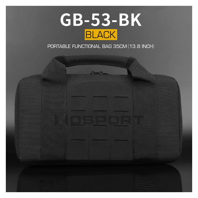 Brašna Laser Molle na pistoli - 35cm - černá