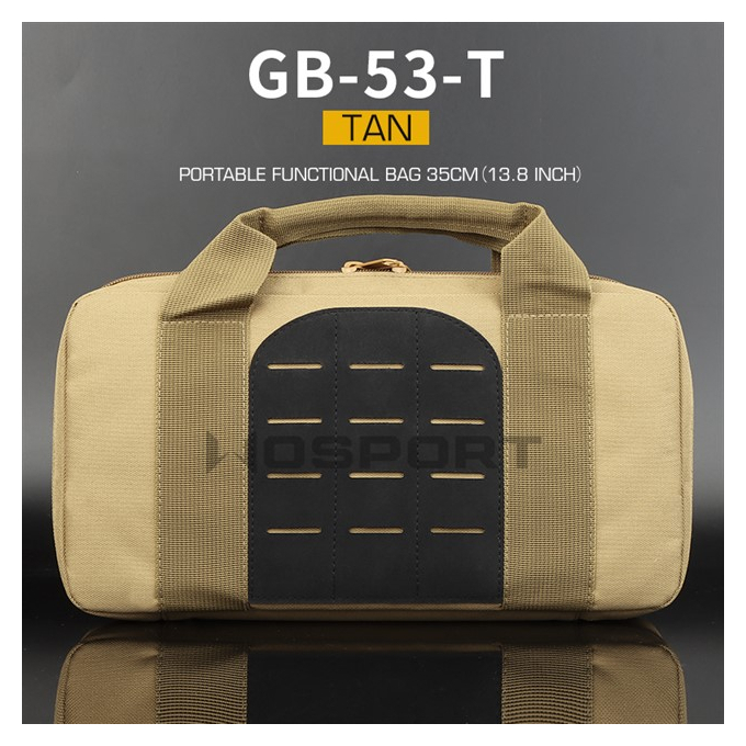 Brašna Laser Molle na pistoli - 35cm - černá