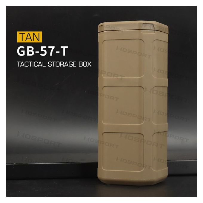 WTS taktický box na příslušenství 16,6 x 6,7 x 6,5cm - černý