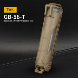 Tactical battery storage box - Multicam Black