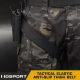 Tactical Elastic Anti-slip Thigh Belt - BLACK