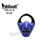 WoSporT devil/Samurai mask - Blue