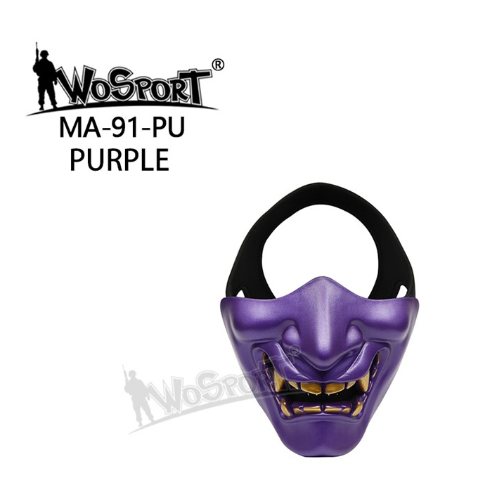 WST ochranná maska PRAJNA SAMURAI – Fialová