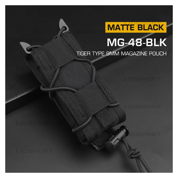 Tiger Type 9mm Magazine Pouch - Black