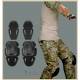 G4 Protective gear tactical Kneepads elbow pads set - Black