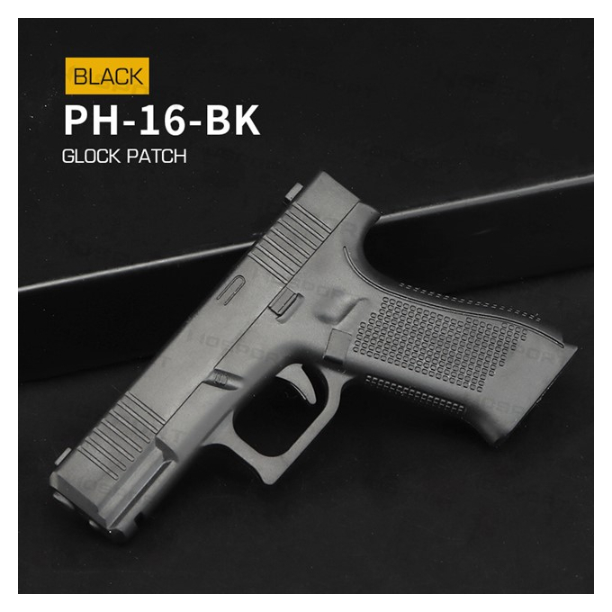 Wosport Patch GLOCK PVC 3D gumový - černý