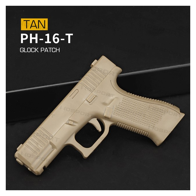 Wosport Patch GLOCK PVC 3D gumový - černý