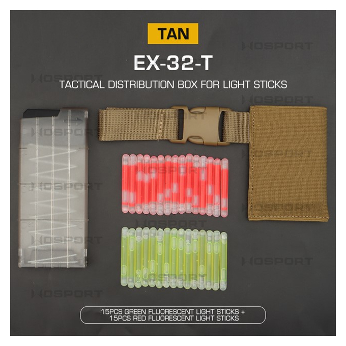 Tactical Distribution Box for Light Sticks - Black