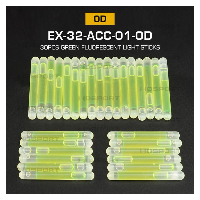 Mini lightsticky zelené - 30ks