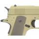 CYMA Electric M1911 Fixed Airsoft Pistol (CM.123 TN) - TAN