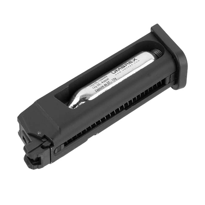 Novritsch CO2 zásobník G-Series GBB V1, 24 BBs - Čierna