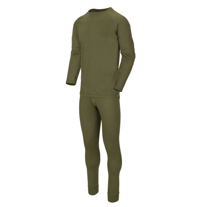 Set underpants and shirt features LEVEL 1 Olive Green, SIZE XS