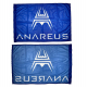 Herní vlajka ANAREUS - Modrá