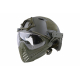 Helma FAST Pilot Mask - velikost M, olivová