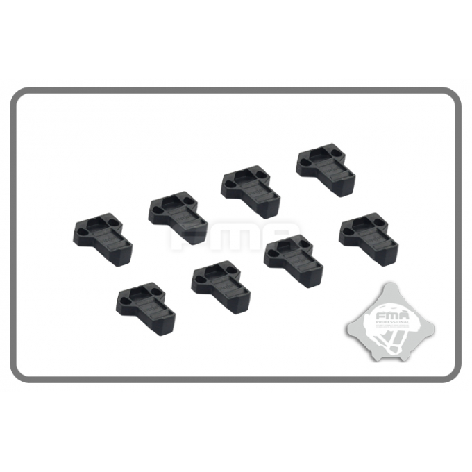 FMA Pouch Enhanced With Bungee (8PCS) - Black