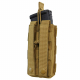 Single Open-Top M4 Mag MOLLE Pouch Black