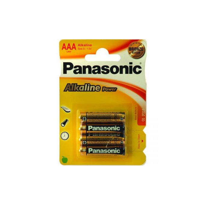Baterie Panasonic 1,5V AAA - Alkalická