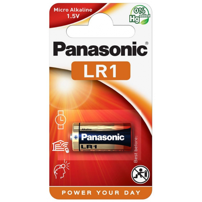 Panasonic alkalická baterie LR1 Micro Alkaline, 1.5V - 1 kus