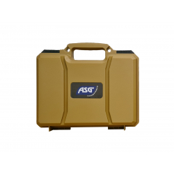 ASG plastic pistol case, 31x27x7,5 cm - TAN