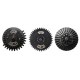 Low Noise High Speed Gear Set 13:1 - flat gear