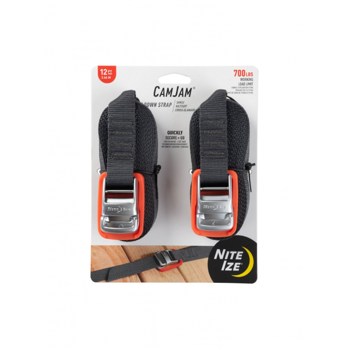 Nite Ize Upínací systém CAMJAM® TIE DOWN STRAPS 12ft - 2 kusy