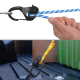 CamJam® XT™ Aluminum Rope Tightener + 10ft Rope, black - large