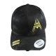 Retro Trucker Cap ANAREUS Spider logo yellow - Multicam BLACK®