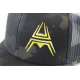Retro Trucker Kšiltovka ANAREUS Spider logo žluté - Multicam BLACK®