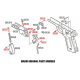 Vnitřní dílky pro GBB MARUI M1911A1/MEU/M45A1/S70/Detonics