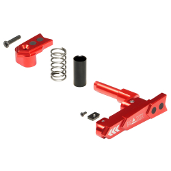 CNC Aluminum Advanced Magazine Release Style A for M4/M16 - Red