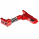 CNC Aluminum Advanced Magazine Release Style A for M4/M16 - Red
