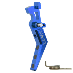 CNC Aluminum Advanced Speed Trigger (Style A) (Blue) for M16 AEG Series