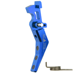CNC Aluminum Advanced Speed Trigger (Style B) (Blue) for M16 AEG Series