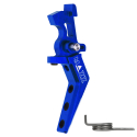CNC Aluminum Advanced Trigger (Style A) (Blue) for M16 AEG Series