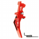 CNC Aluminum Advanced Trigger (Style B) (Red) for M16 AEG Series