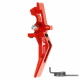 CNC Aluminum Advanced Trigger (Style B) (Red) for M16 AEG Series