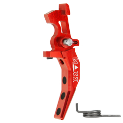 CNC Aluminum Advanced Trigger (Style C) (Red) for M16 AEG Series
