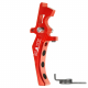 CNC Aluminum Advanced Trigger (Style D) (Red) for M16 AEG Series