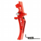 CNC Aluminum Advanced Trigger (Style D) (Red) for M16 AEG Series