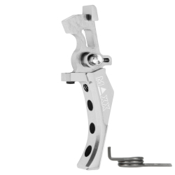 CNC Aluminum Advanced Trigger (Style D) (Silver) for M16 AEG Series