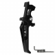 CNC Aluminum Advanced Trigger (Style E) (Black) for M16 AEG Series