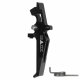 CNC Aluminum Advanced Trigger (Style E) (Black) for M16 AEG Series