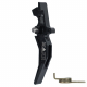 CNC Aluminum Advanced Speed Trigger (Style C) (Black) for M16 AEG Series