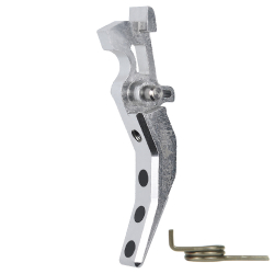 CNC Aluminum Advanced Speed Trigger (Style C) (Silver) for M16 AEG Series