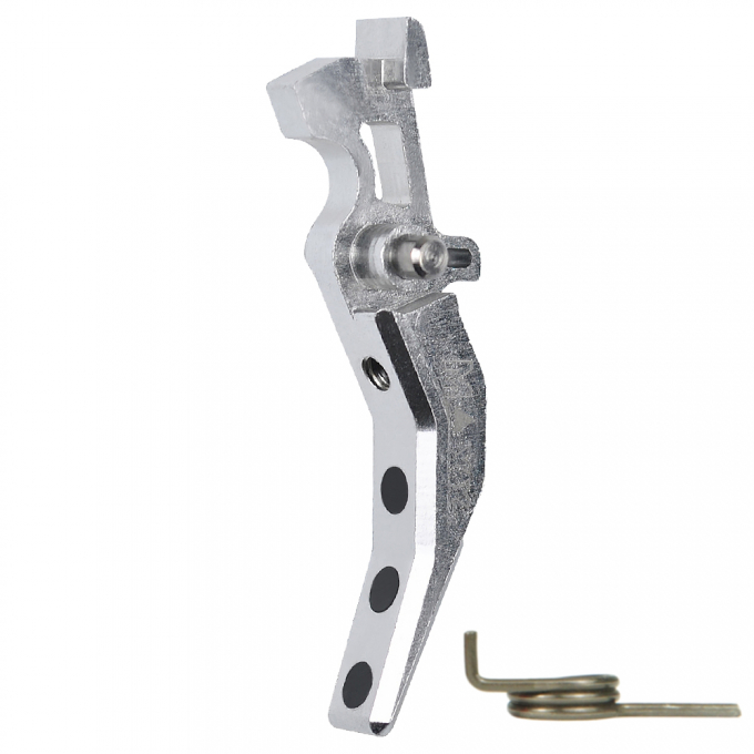 CNC Aluminum Advanced Speed Trigger (Style C) (Silver) for M16 AEG Series