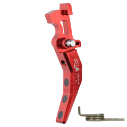 CNC Aluminum Advanced Speed Trigger (Style C) (Red) for M16 AEG Series